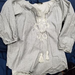 ZARA EGUC QUARTER SLEEVE runs large